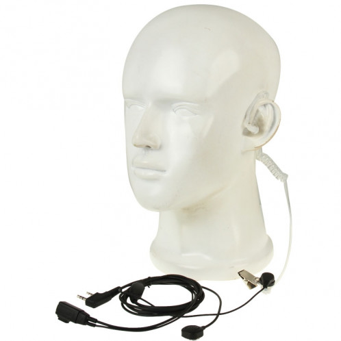 Casque d'écoute émetteur-récepteur portatif pour talkies-walkies, 3.5mm + 2.5mm Plug (noir) SC694B753-010