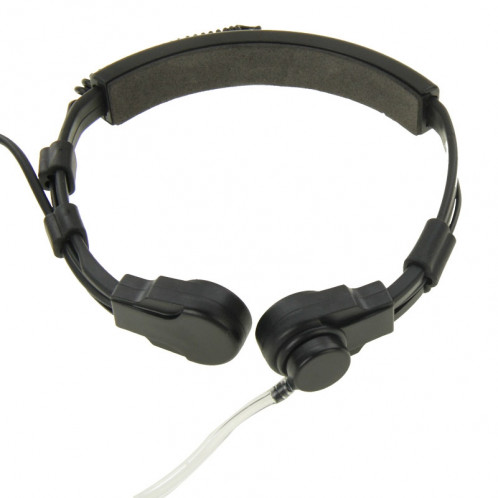 Oreillette Transceiver Écouteur Casque pour talkie-walkie, 3.5mm + 2.5mm Plug (Noir) SO695B1290-09