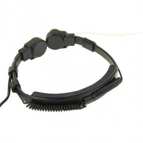 Oreillette Transceiver Écouteur Casque pour talkie-walkie, 3.5mm + 2.5mm Plug (Noir) SO695B1290-09