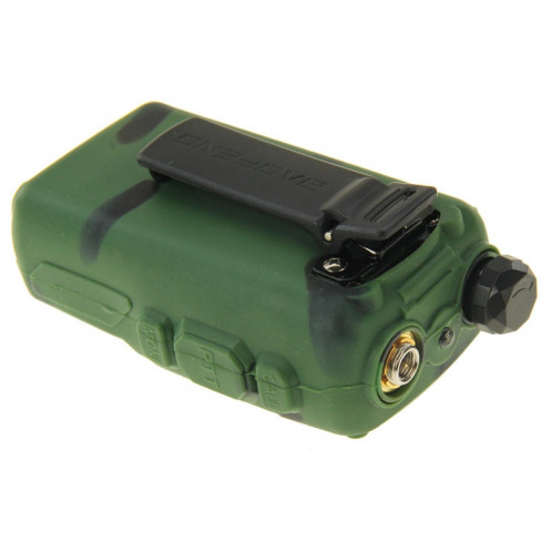 Étui en silicone Pure Color pour talkies-walkies série UV-5R (vert) S-08