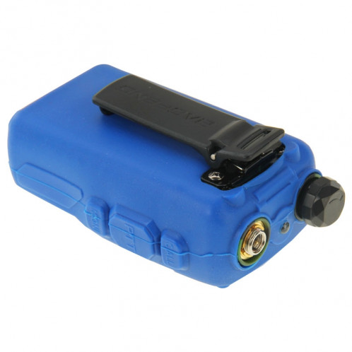 Housse en silicone Pure Color pour talkies-walkies série UV-5R (Bleu) SH696L869-08