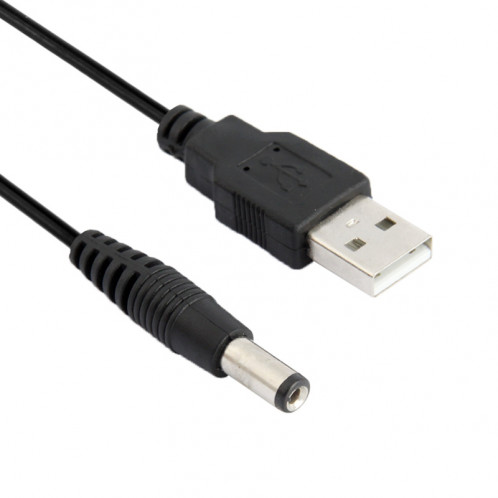 Câble d'alimentation USB mâle vers DC 5,5 x 2,1 mm, Longueur: 60 cm SU0002638-03