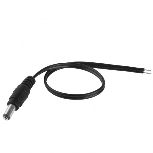 Câble d'alimentation CC mâle 5,5 x 2,5 mm pour adaptateur pour ordinateur portable, longueur: 25 cm SH01071127-03