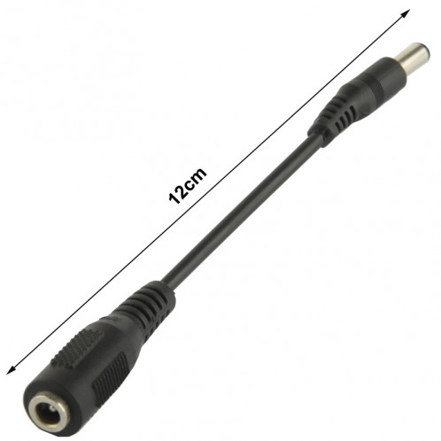 Adaptateur de prise CC 5,5 x 2,5 mm mâle à 3,5 mm, longueur: 12 cm S50132825-04