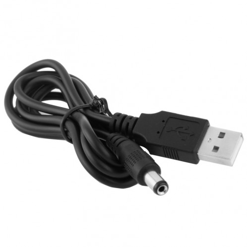 Câble d'alimentation USB mâle vers DC 5,5 x 2,1 mm, longueur: 1 m SU01331268-03