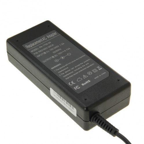 PA-1750-04 19V 4.74A Mini Adaptateur CA pour ordinateur portable Acer / Toshiba, Conseils de sortie: 5.5mm x 1.7mm (Noir) SP353B637-06