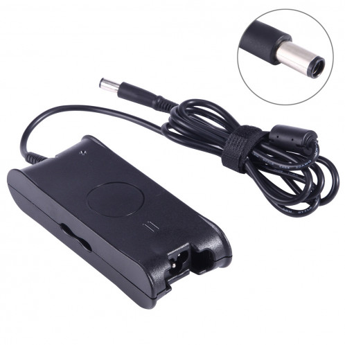 19.5 V 3.34A 7.4 x 5.0mm Chargeur pour ordinateur portable bloc-notes avec câble d'alimentation pour Dell (noir) S120011969-08