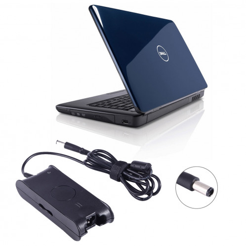 19.5 V 3.34A 7.4 x 5.0mm Chargeur pour ordinateur portable bloc-notes avec câble d'alimentation pour Dell (noir) S120011969-08
