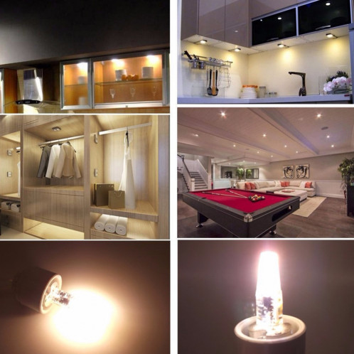 G4 6LEDs SMD 5730 Lampe de silicone LED à économie d'énergie (blanc chaud) SH0096600-05
