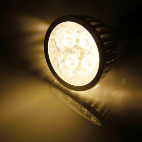 Ampoule de lampe de projecteur de MR16 4W LED, 4 LED, économie d'énergie, lumière blanche chaude, AC / DC 12V SH36WW1942-08