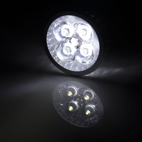 MR16 4W 320-360LM Ampoule de lampe de projecteur, 4 LED, lumière blanche, 6000-6500K, économie d'énergie, DC 12V SH0136788-08
