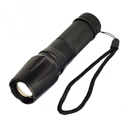 Lampe de poche à DEL à 5 modes d'éclairage blanc LT-SI CREE XM-L T6, mise au point réglable en 2000 LM (noir) SH300B1989-09