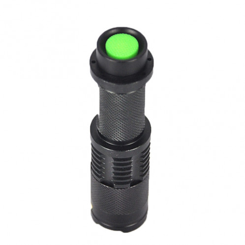 Lampe de poche LED blanche à 5 modes de fonctionnement LT-HX CREE XM-L T6, 2200 LM Mini Télescopique (Noir) SH302B221-08