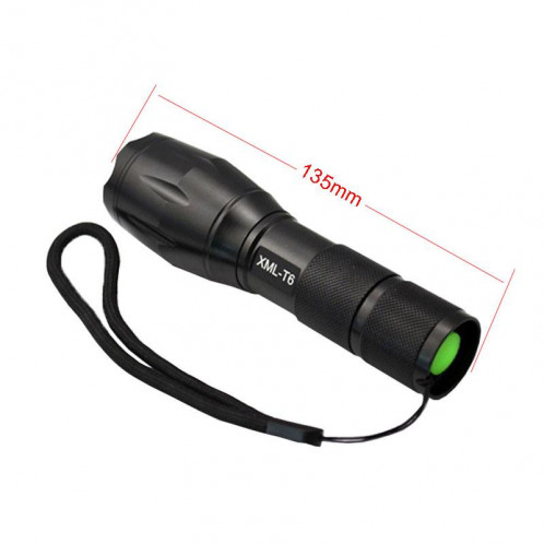 LT-XD 1 x CREE XML-T6 lampe torche à lumière blanche, 1800 LM 5 modes (noir) SH0399296-08