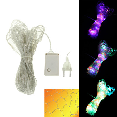 Lumière de corde imperméable à l'eau de 96 LED RVB avec le contrôleur, clignotant / effet de fading / Chasing, longueur: 1 x 1m SL12501953-06