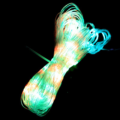 Lumière de corde imperméable à l'eau de 96 LED RVB avec le contrôleur, clignotant / effet de fading / Chasing, longueur: 1 x 1m SL12501953-06