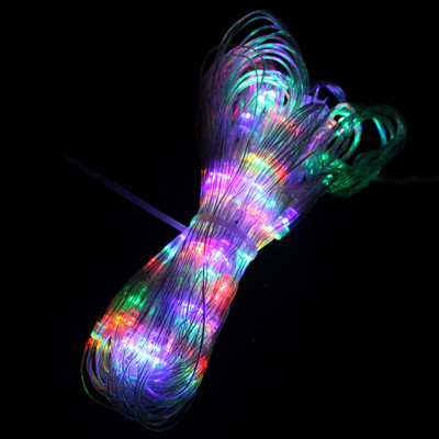 Lumière de corde imperméable à l'eau de 96 LED RVB avec le contrôleur, clignotant / effet de fading / Chasing, longueur: 1 x 1m SL12501953-06