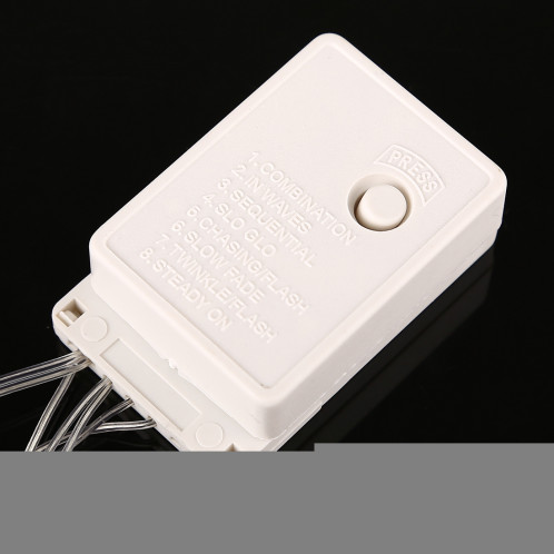 Corde étanche à 100 LED avec contrôleur, clignotant / effet de fading / poursuite, longueur: 10m, AC 220V, (lumière rose) SC56FL569-08