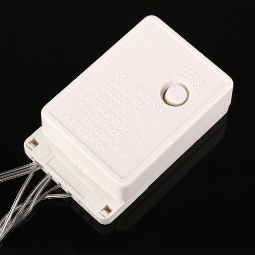 Lumière de corde 100 LED imperméable à l'eau avec le contrôleur, clignotant / effet de fading / Chasing, longueur: 10m, CA 220V, prise de l'UE (lumière verte) SL256G1515-08
