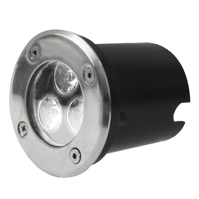 Lumière 3W enterrée, lumière blanche imperméable à 3 LED, DC 12V SH625W1259-06