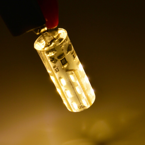Ampoule de maïs de maïs de G4 2W 120LM, 24 LED SMD 3014, lumière blanche chaude, DC 12V SH02WW793-06