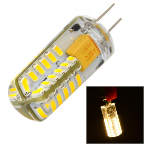 Ampoule de maïs de maïs de G4 3.5W 170LM, 48 LED SMD 3014, lumière blanche chaude, AC / DC 12V SH03WW916-06