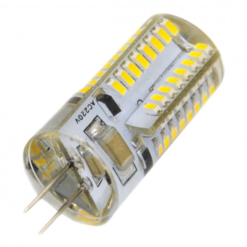 Ampoule de maïs de maïs de G4 4W 200LM, 64 LED SMD 3014, lumière blanche chaude, CA 220V SH05WW858-07