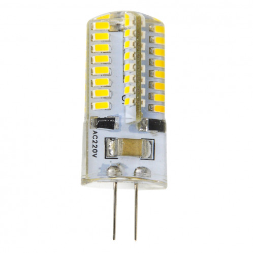 Ampoule de maïs de maïs de G4 4W 200LM, 64 LED SMD 3014, lumière blanche chaude, CA 220V SH05WW858-07