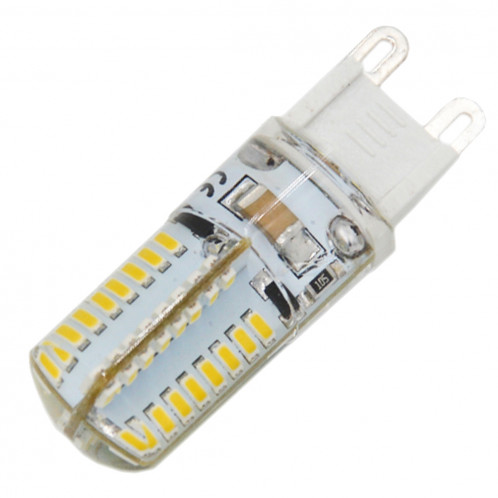 Ampoule de maïs de maïs de G9 4W 210LM, 64 LED SMD 3014, lumière blanche chaude, CA 220V SH07WW1333-07