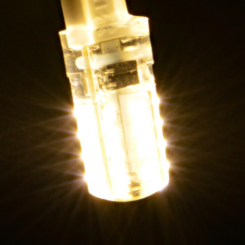 Ampoule de maïs de maïs de G9 4W 210LM, 64 LED SMD 3014, lumière blanche chaude, CA 220V SH07WW1333-07