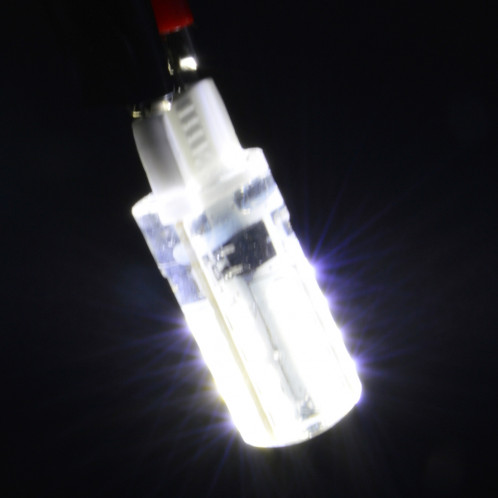 G9 4W 210LM Silicone ampoule de maïs, 64 LED SMD 3014, lumière blanche, AC 220V SH507W628-07