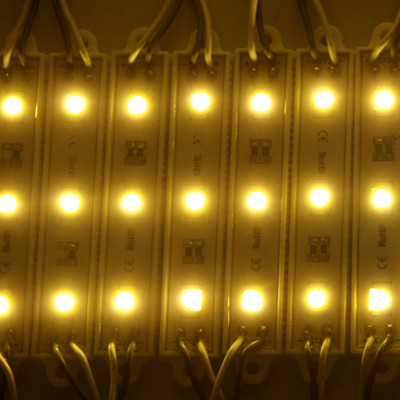 Bande lumineuse de module, 20x 3 LED chaude lumière blanche 5050 SMD LED, DC 12V SH43141486-05