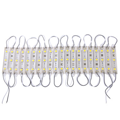 Bande lumineuse de module, 20x 3 LED chaude lumière blanche 5050 SMD LED, DC 12V SH43141486-05