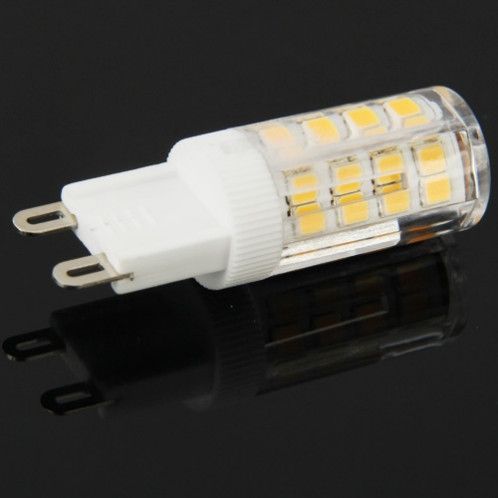 G9 5W 400LM ampoule de maïs, 51 LED SMD 2835, lumière blanche chaude, AC 220V SH32WW1106-06