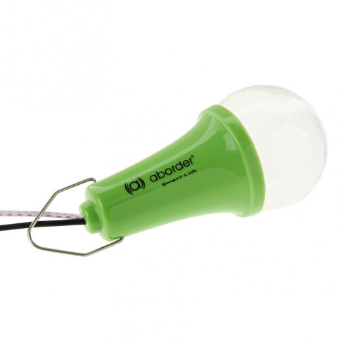 Ampoule d'économie d'énergie de 1W 1200mAh LED, système d'éclairage actionné solaire (vert) SH050G463-010