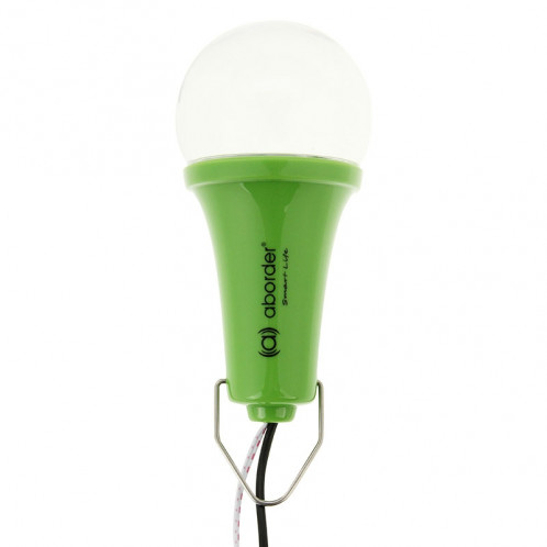 Ampoule d'économie d'énergie de 1W 1200mAh LED, système d'éclairage actionné solaire (vert) SH050G463-010
