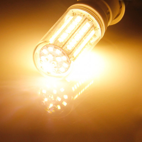 Ampoule de lampe de maïs d'E14 8.0W 420LM LED, lumière blanche chaude de 102 LED SMD 2835, CA 220-240V, avec la couverture transparente SH21WW399-08