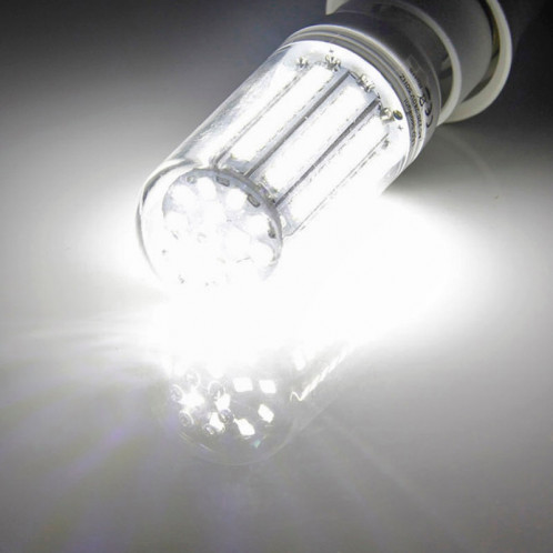 Ampoule de lampe de maïs E14 8.0W 420LM, 102 LED SMD 2835, lumière blanche chaude, AC 220V, avec couvercle transparent SH121W1128-08