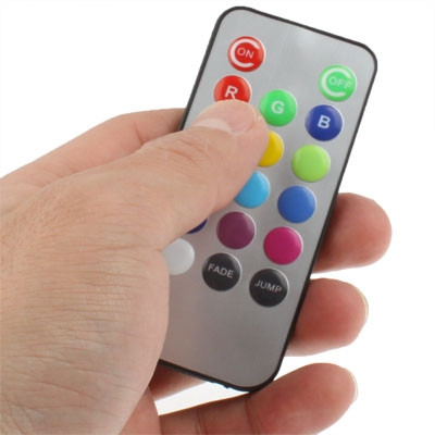 Ampoule multicolore, 9 DEL, 13 couleurs lumineuses, avec télécommande (Blanc) SH15021424-07