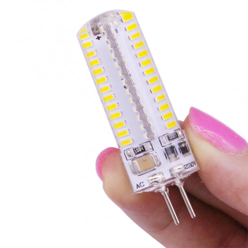 G4 4W 240-260LM ampoule de maïs, 104 LED SMD 3014, lumière blanche chaude, AC 220V SH06WW1961-011