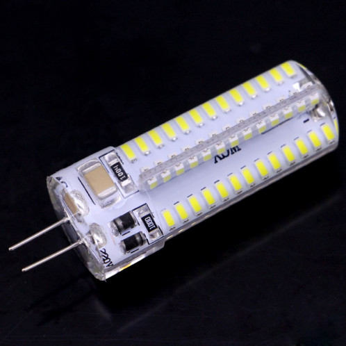 G4 4W 240-260LM ampoule de maïs, 104 LED SMD 3014, lumière blanche, AC 220V SH506W629-011