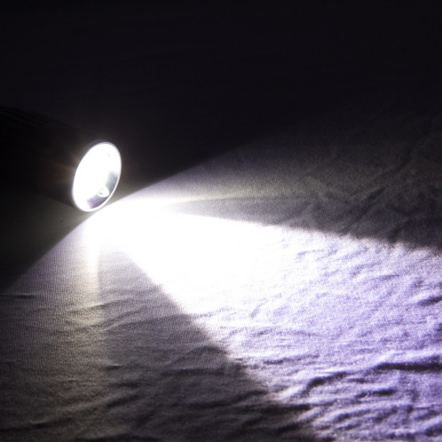 Lampe de poche rétractable à lumière blanche, Cree Q5 LED 3 modes avec lanière (noir) SH603B1073-012