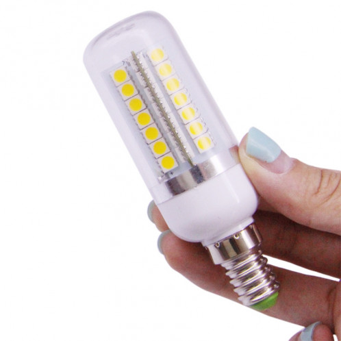 E14 5W lumière blanche chaude 450LM 56 LED SMD 5050 Maïs Ampoule CA 220V SH00WW1435-09