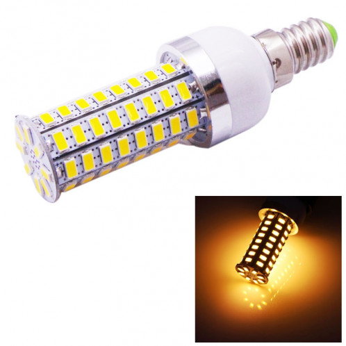 E14 6.0W 520LM ampoule de maïs, 72 LED SMD 5730, lumière blanche chaude, AC 220V SH03WW220-09