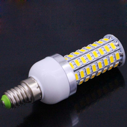 E14 6.0W 520LM ampoule de maïs, 72 LED SMD 5730, lumière blanche chaude, AC 220V SH03WW220-09