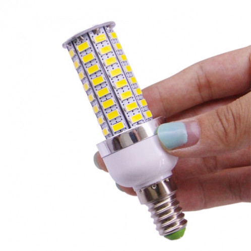 E14 6.0W 520LM ampoule de maïs, 72 LED SMD 5730, lumière blanche chaude, AC 220V SH03WW220-09