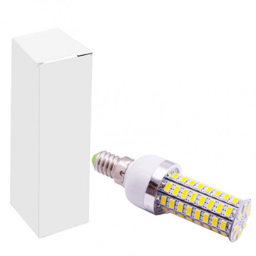 E14 6.0W 520LM ampoule de maïs, 72 LED SMD 5730, lumière blanche chaude, AC 220V SH03WW220-09