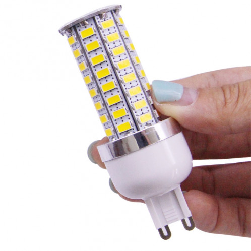 Ampoule de maïs de G9 6.0W 520LM, 72 LED SMD 5730, lumière blanche chaude, CA 220V SH05WW1121-09