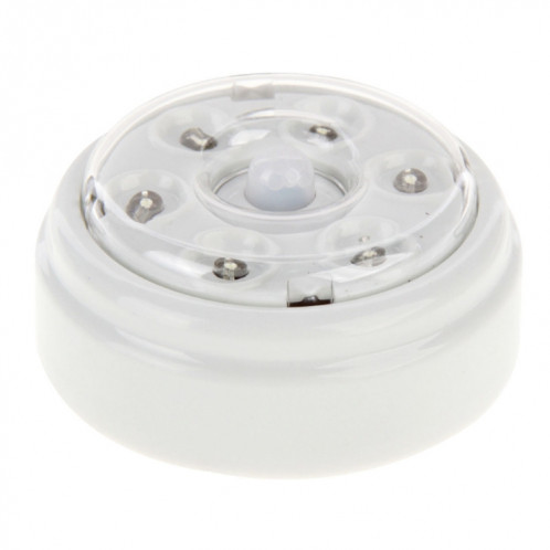 L0606 Lampe de lumière PIR automatique à capteur infrarouge, 6 LED pour passerelles, couloirs, escaliers, armoires SH97061630-010