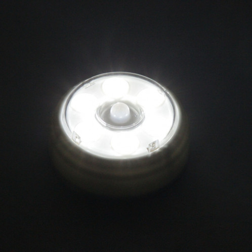 L0606 Lampe de lumière PIR automatique à capteur infrarouge, 6 LED pour passerelles, couloirs, escaliers, armoires SH97061630-010